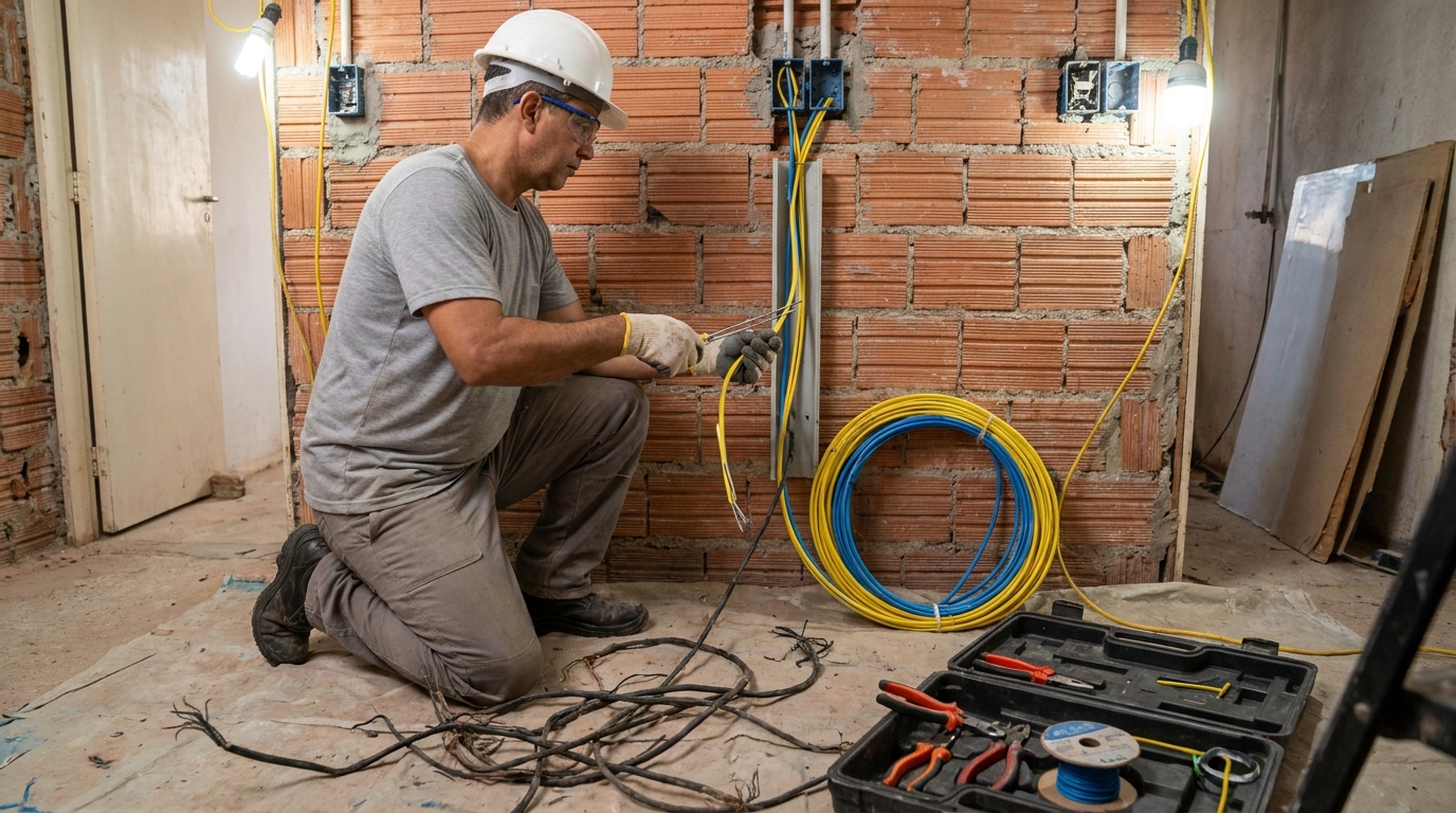 Adequação de Fiação na Santa Sofia, Belo Horizonte‑MG
