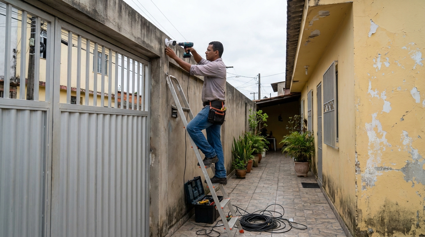 Passagem de Cabeamento no Comiteco, Belo Horizonte‑MG