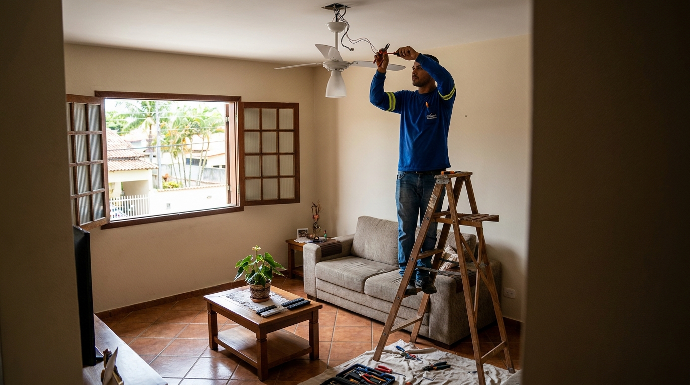 Reforço de Suporte no Teto na Santa Sofia, Belo Horizonte‑MG